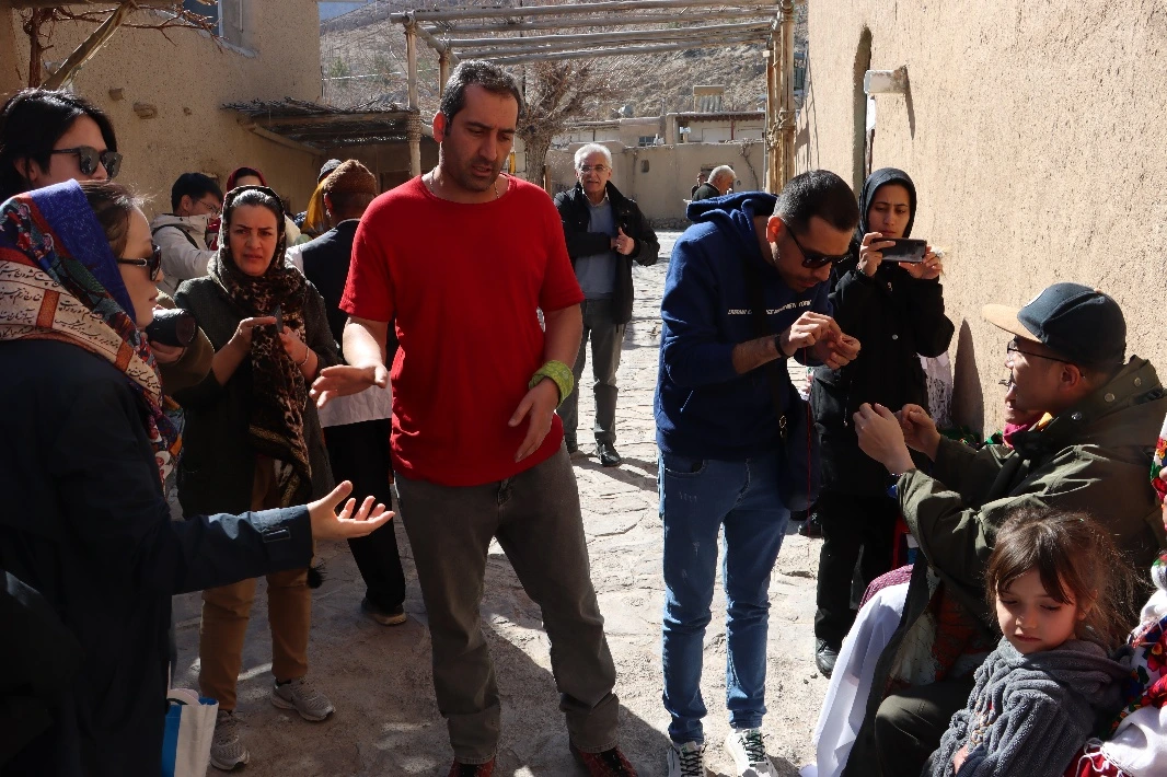 Travelers visiting Qaleh Bala — 2