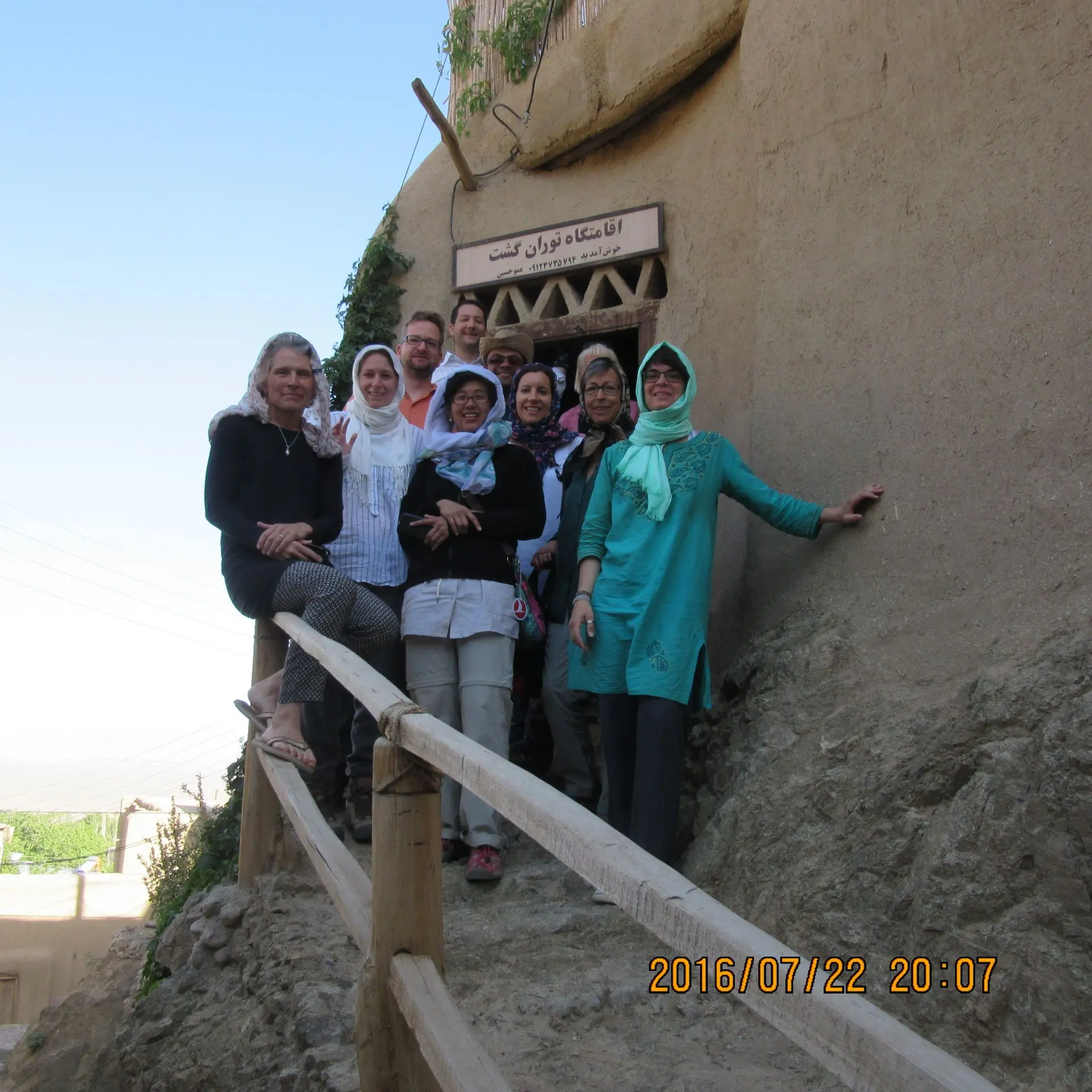 Travelers visiting Qaleh Bala — 6