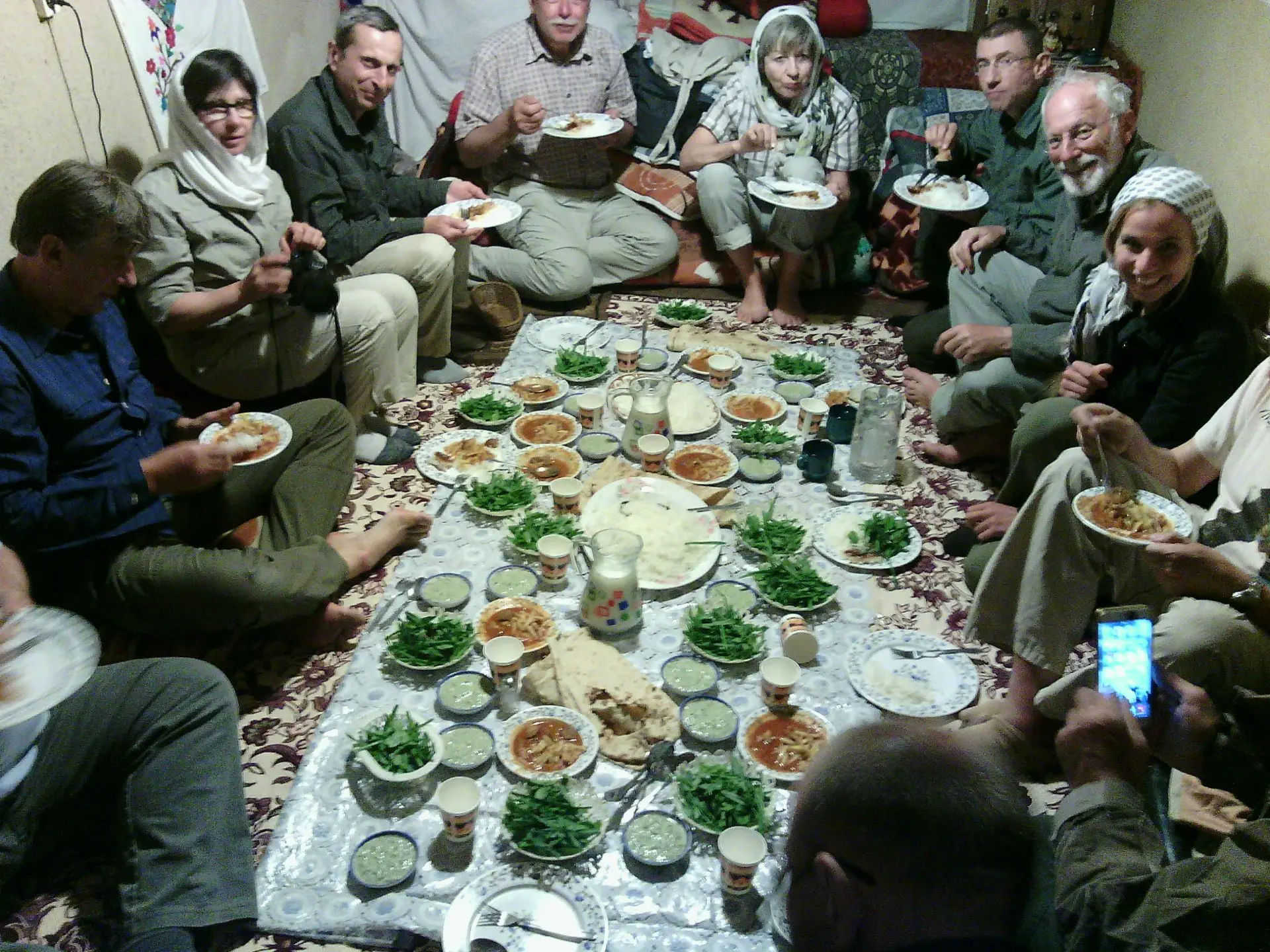 Travelers visiting Qaleh Bala — 7