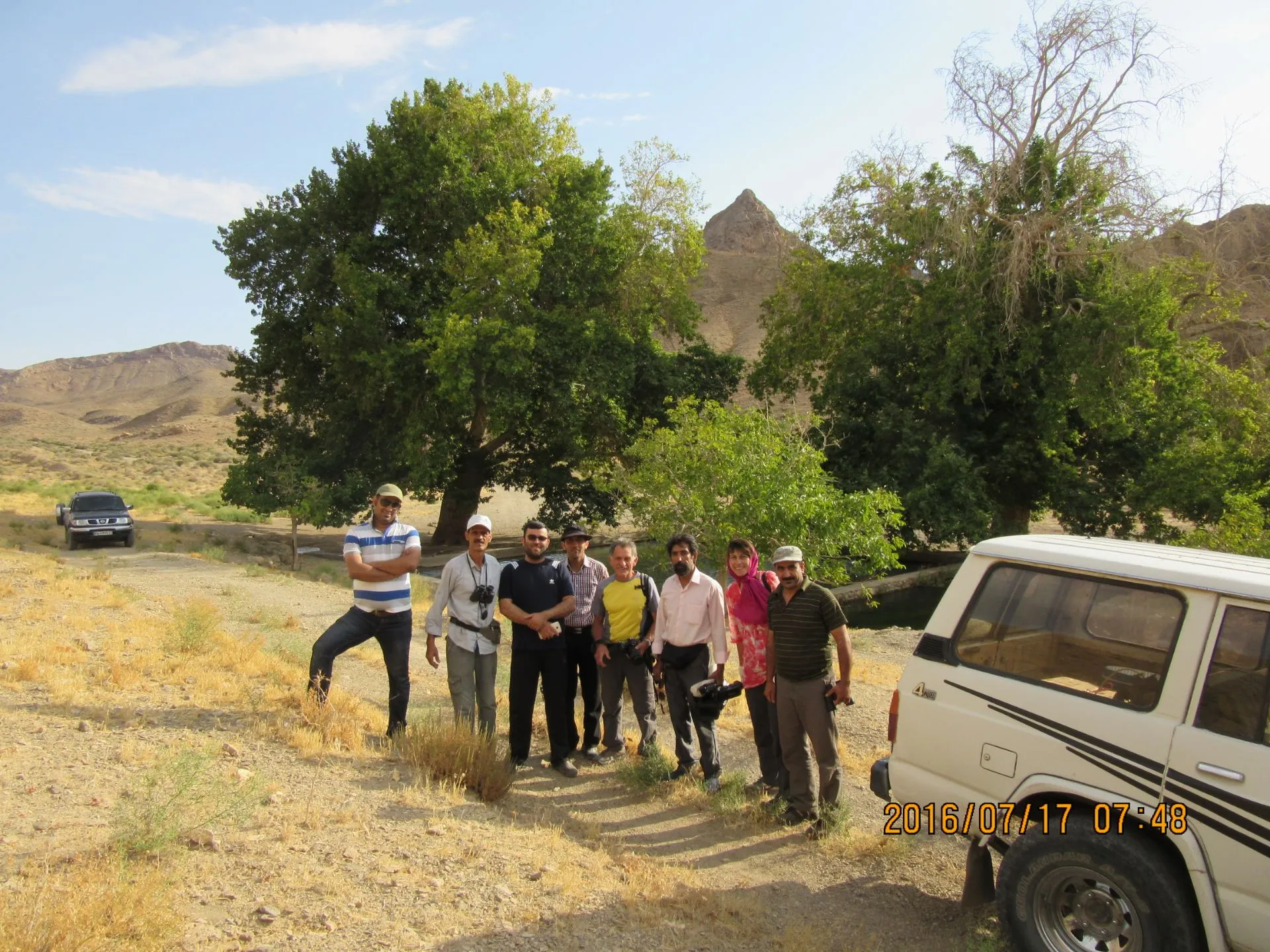 Travelers visiting Qaleh Bala — 8