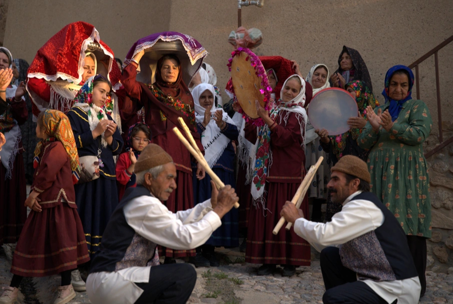 The men's stick dance of Qaleh Bala village