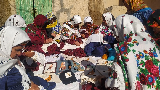 Handwoven and embroidered crafts of Qaleh Bala