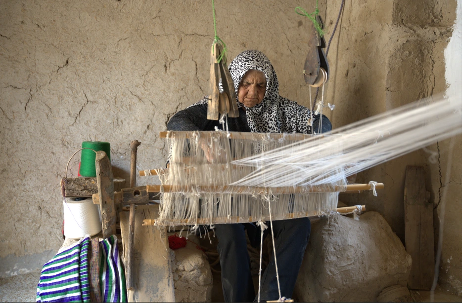 Handicrafts made by the women of Qaleh Bala