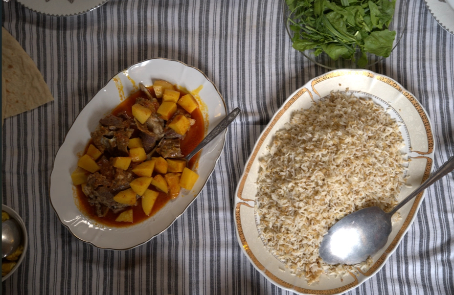Gandom Polo, a traditional dish of Qaleh Bala